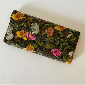 Vintage 1950s Hand Painted Clutch